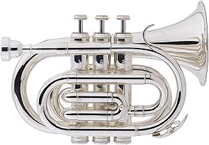 Jean Baptiste PT384S Pocket Trumpet - Silver Finish