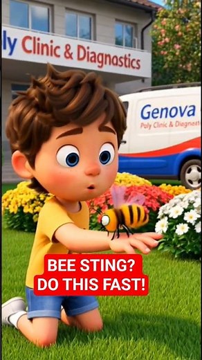 Honey Bee Bite First Aid | What To Do Immediately After a Bee Sting#healthtips#bloodtest #honeybee