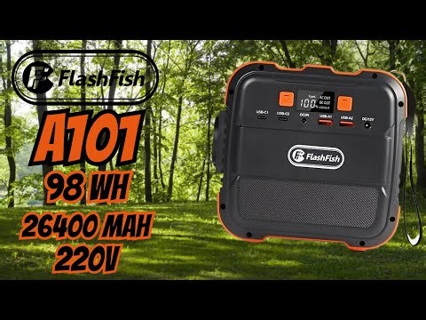 Small, light and powerful ⚡ This Flashfish A101 power station blew me away ⚡120W and 98Wh