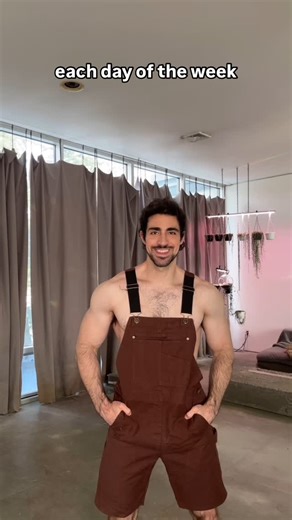 Domenick Wissel on Instagram: "What types/colors of overalls are missing from my collection, and which one’s your favorite? I need just a few more so that I can go on The Traitors with a wardrobe made up exclusively of overalls!"