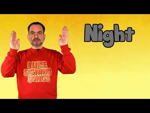 NIGHT BSL | British Sign Language for NIGHT | Sign NIGHT BSL | How to Sign NIGHT