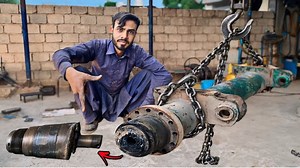 59K views · 631 reactions | How Ingenious Mechanic’s Repair a Broken Mercedes Trailer Shaft () Trailer axle spindle replacement R | My Idea | Facebook