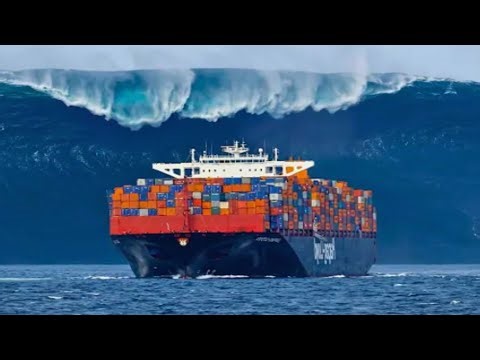 MEGA TSUNAMI Destroys $1 Billion Superyacht | Ultra Realistic Disaster Simulation AI