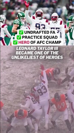 Leonard Taylor III Is An AFC Championship HERO