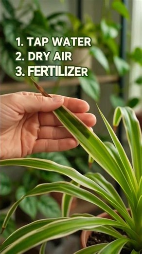 How To Fix Brown Tips On Your Spider Plant #shorts #spiderplant #tips #shorts #viral #howto #fix