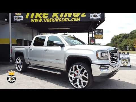 2018 GMC Sierra On 28" SnowFlake Replica Wheels