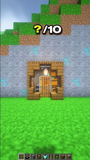 How to Make a Mountain House in Minecraft – Survival Base | CupSapling #minecraft #shorts #easy