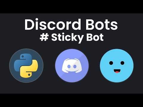 Discord Bot Tutorial In Python # 05 In Urdu/Hindi | Sticky Bot In Discord | simpleprog