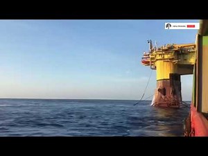 Rig move and anchor handling deep water, semisubmersible Rig COSL Nanhai-9