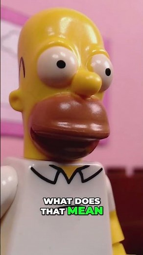 The Power of Silence #thesimpsons #lego #brickfilm#stopmotion