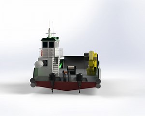 Grandsea 18m Aluminum Small Work Barge Boat for Sale