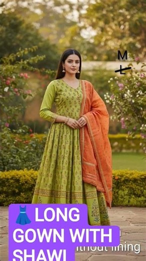 Long gown with shawl vibes