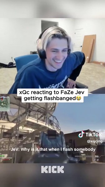 xQc Reacts to Iconic FaZe Jev Sniping Moment