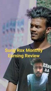Suraj Rox Monthly Earning Review 💸 #funny #comedy #realfools #reality