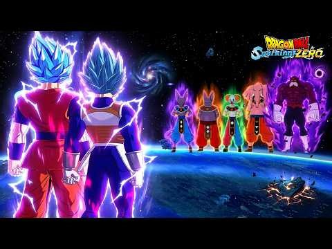 Goku & Vegeta (CC) vs Gods of Destruction – INSANE Battle! | Dragon Ball Sparking Zero