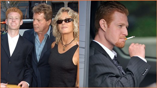 Why did Farrah Fawcett's son Redmond O'Neal go to jail and where is he now?
