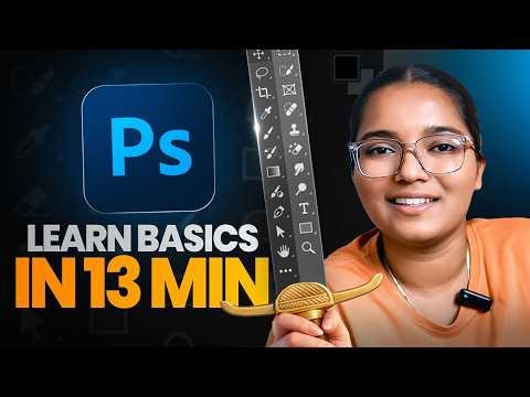 Learn Photoshop in 13 Minutes | Photoshop Tutorial for Complete Beginners