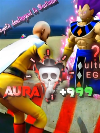 Vegeta vs Saitama Showdown in Epic Slap Battle