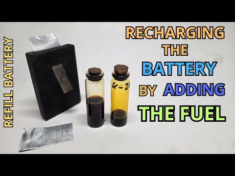 I Recharge my Refill Battery with 1 year old Fuel - Zinc Iodine battery