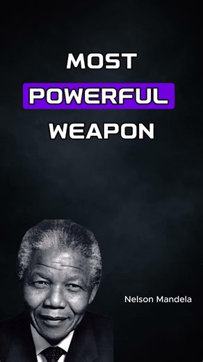 Education is the Most #powerfull ! #nelson Mandela quotes