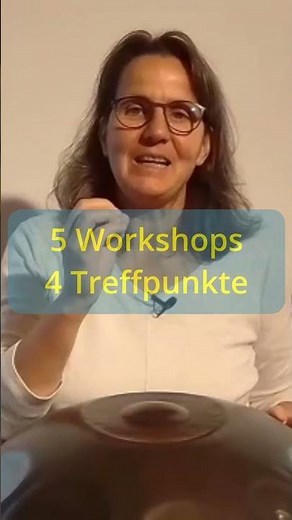 Handpan Winterkurse 2024/25 live über Zoom mit Cora Krötz - 5 Monate, 5 Workshops, 4 Treffpunkte