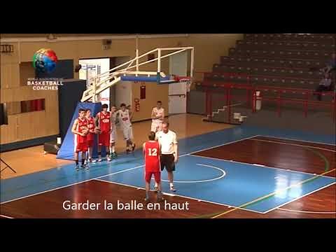 Travail jeu intérieur basketball