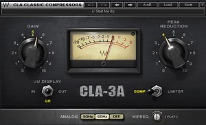Wavesの光学式トランジスタコンプレッサー CLA-3Aの使い方