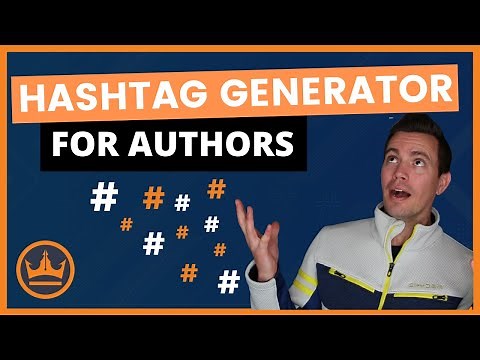Hashtag Generator for Authors: TikTok, Twitter, Pinterest, and Instagram