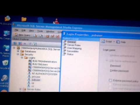 p6 database error solution