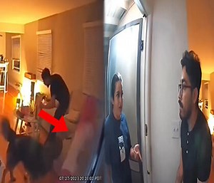 Thought He Was Slick: Dude Gets Caught Sneaking A Chick Into His Girlfriend's Apartment On Her Hands & Knees & All Hell Broke Loose!