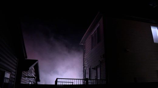 Crews battle early morning fire in northeast Calgary