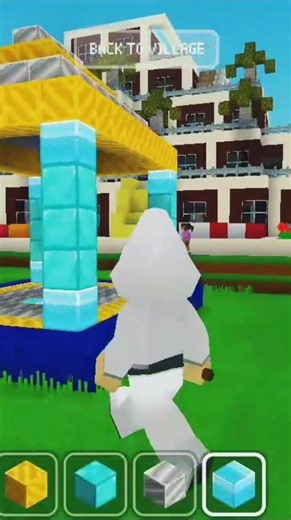 Golden House Block Craft 3d #shorts #gaming #blockcraft