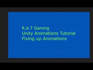 Anim Basics - Importing and Fixing Animations from Mixamo