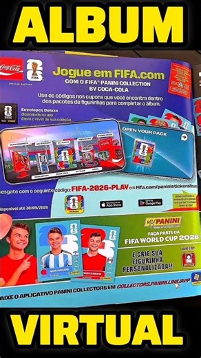 ALBUM PANINI VIRTUAL MUNDIAL 2026 #shorts #AlbumPaniniVirtual2026 #parati #WilliamsReacciona