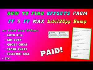 How To Find Offsets From il2cpp Dump | Find Offset From FF & FF Max Libil2cpp