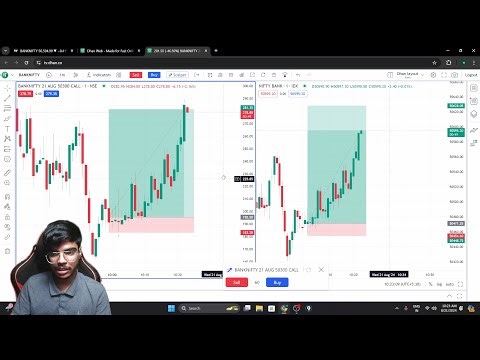 Bank Nifty Live Trading | Live Intraday Trading || Scalping | 21 August | Option Buying #banknifty