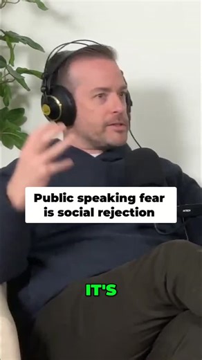 @halfwayrunaways on Instagram: "Fear of public speaking? It's really fear of social rejection. Change how you prep. Speak from your lens. Own your perspective. #PublicSpeaking #CommunicationSkills #SocialAnxiety #PresentationTips #SpeakWithConfidence #RejectionProof @frank.lyonsiv @jimfrawleyny"