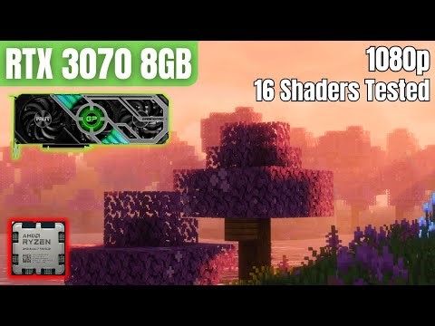 RTX 3070 & R7 7800X3D: Minecraft | 16 Shaders Tested! | 1080p