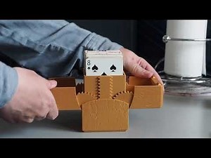 I modified my geared, magnetic latching box for gridfinity.