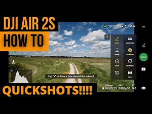 HOW TO DO QUICKSHOTS ON THE DJI AIR 2S!!!!