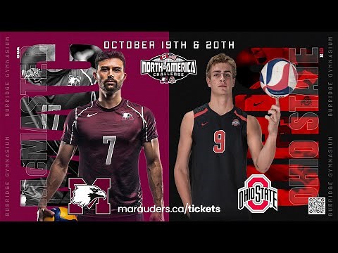 Men's Volleyball | McMaster vs. Ohio State (10/19/2024)