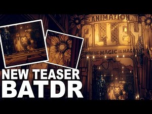 New BATDR Teaser - Animation Alley in Bendy and the Dark Revival (Trailer Analysis)