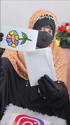 Magic paper craft colour changing / Flower colour changing craft idea #ytshorts #craft #shorts #diy