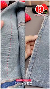 Wide-leg pants with original hem Change the length of pants Part 1196 Follow My Page Instagram : @bilochpuratips2diy Follow My Page Instagram : @bilochpuratips2diy . . . . . . . . . #sewing #sewingdiy #bilochpuratips2 #sewinglove #sewingrepair #mending #stich #clothes #clothesrepair #sewdiy #diy #needle #rihanshahidkhan #bilochpuratips #reels #reel #shorts #trending #Instagram #Facebook #discover #threads #youtube #bilochpuratips2diy #needlework #needlethreadingtips .. | Bilochpuratips 2 Diy