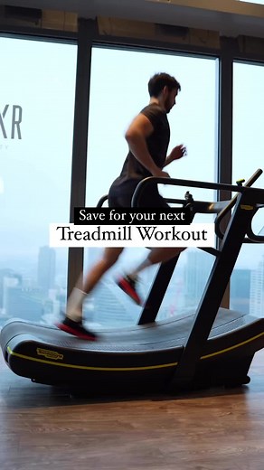 SAVE FOR YOUR NEXT TREADMILL WORKOUT! This is no joke! Complete 6 rounds as fast as you can. Quick fire cardio and bodyweight blitz using the @Technogym Skillmill. 1️⃣ 200m Run 2️⃣ 10 x Push Up Rotations 3️⃣ 10 x Reverse Lunge 4️⃣ 10 x Pause Jumps 5️⃣ 10 x Butterfly Crunch 6️⃣ 10 x Half Burpee ☑️ Walk 30 seconds ☑️ Repeat 6 times Absolutely love this piece of kit? Have you tried the Skill Mill by Technogym before? If my flat was big enough, I would have this in my lounge. 🏃‍♂️ #treadmillworkout