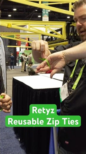 Retyz reusable zip ties! What do you think about these? #commercialelectrician #retyz #electrician