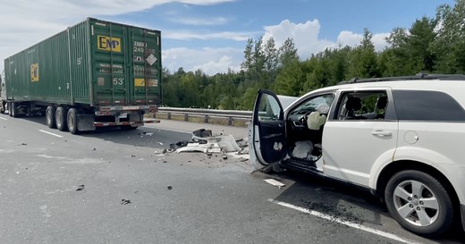 Campbellford woman dies after SUV collides with transport on Hwy. 401 east of Cobourg: OPP - Peterborough | Globalnews.ca