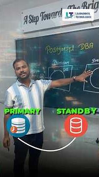 PostgreSQL Database Replication | Primary & Standby Server | Learnomate Technologies |