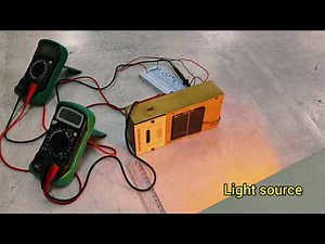 Solar cell experiment