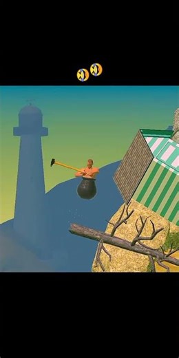 Getting over it gameplay #gettingoverit #trendingshorts